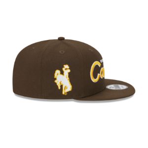 Wyoming Cowboys Script 9FIFTY Snapback Hat sold by New Era