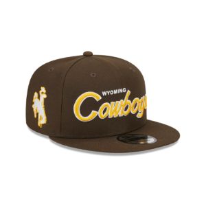 Wyoming Cowboys Script 9FIFTY Snapback Hat sold by New Era