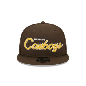 Wyoming Cowboys Script 9FIFTY Snapback Hat sold by New Era