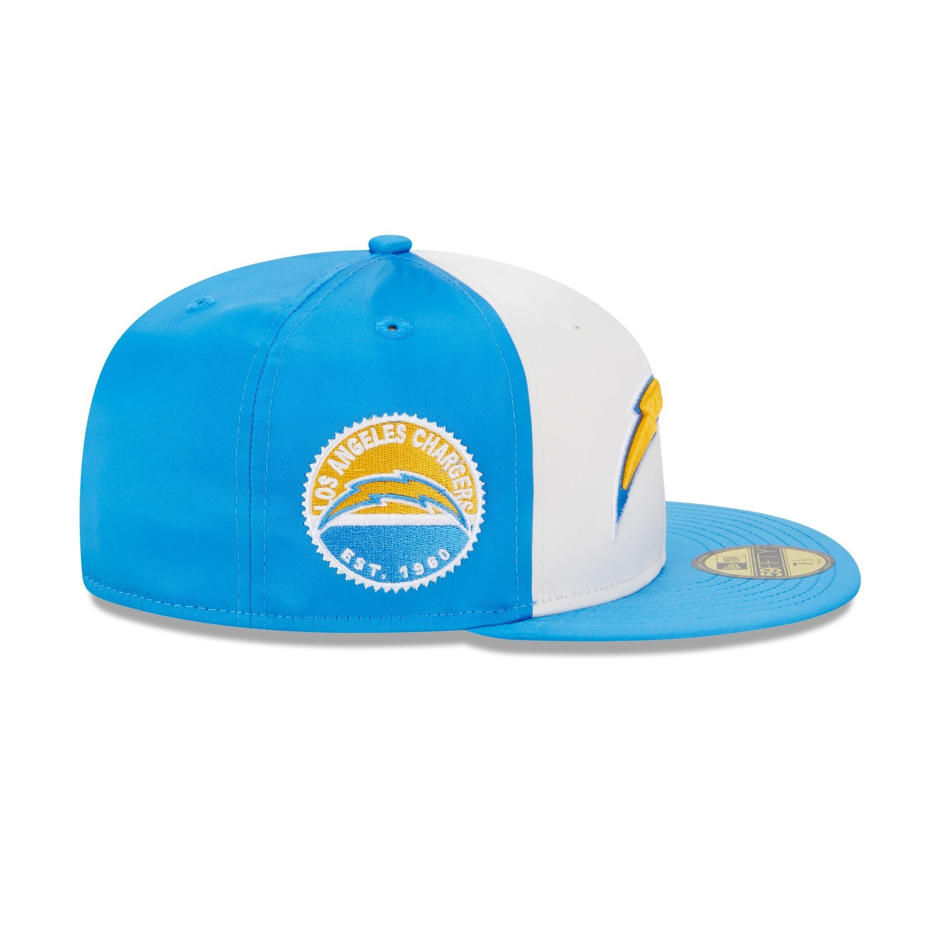 Los Angeles Chargers Throwback Satin 59FIFTY Fitted Hat sold by New Era product image thumbnail 4