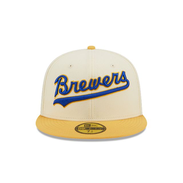Milwaukee Brewers Cooperstown Chrome 59FIFTY Fitted Hat sold by New Era product image thumbnail 2