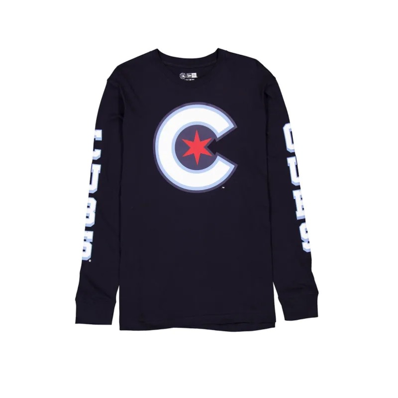 Chicago Cubs Game Day Long Sleeve T-Shirt sold by New Era