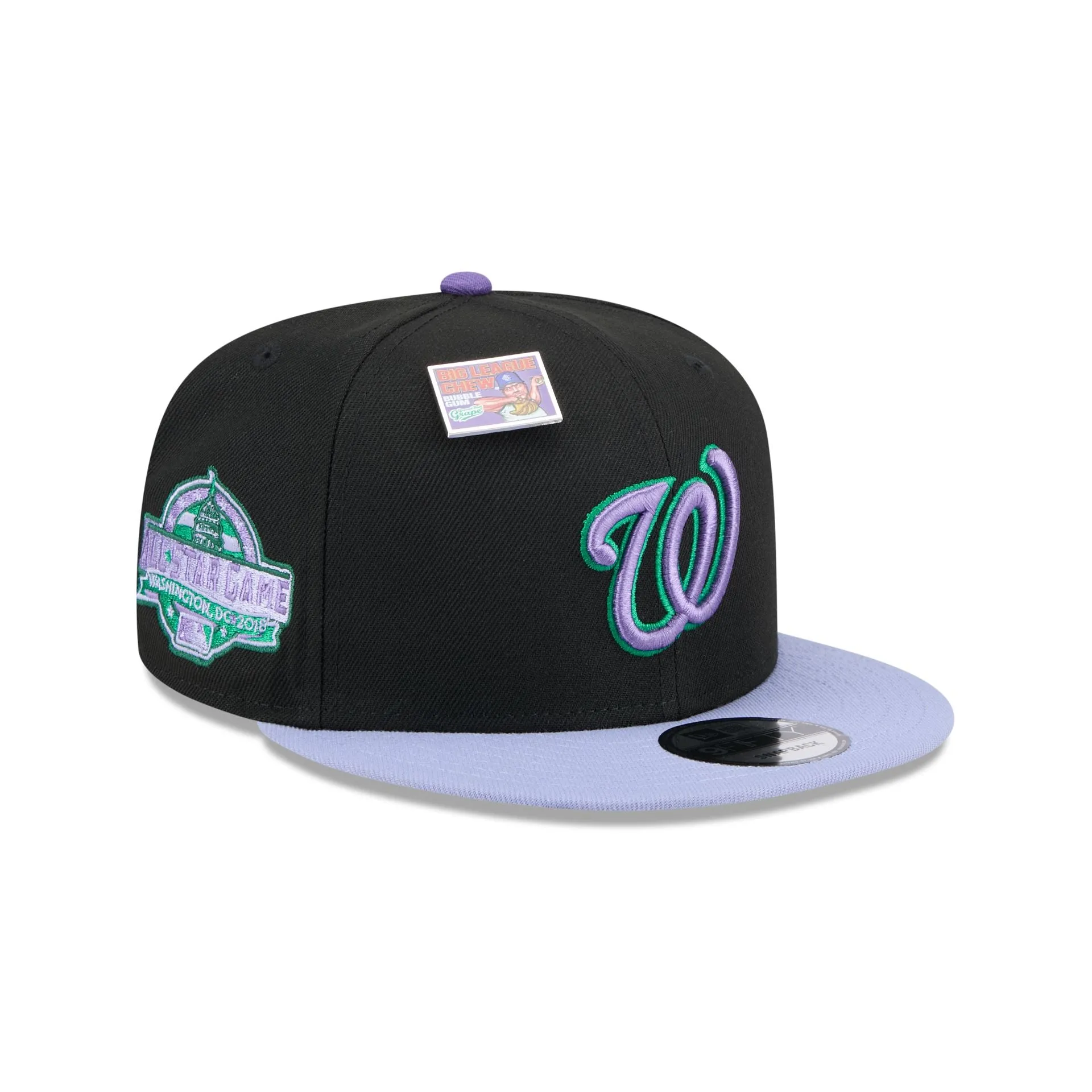 Big League Chew X Washington Nationals Grape 9FIFTY Snapback Hat sold by New Era