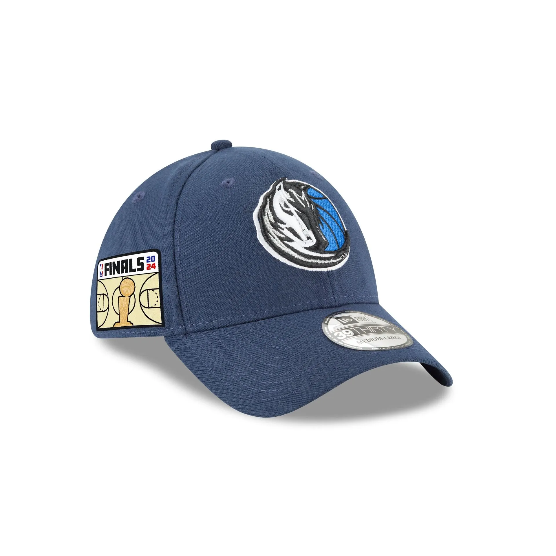 Dallas Mavericks 2024 NBA Finals 39THIRTY Stretch Fit Hat sold by New Era
