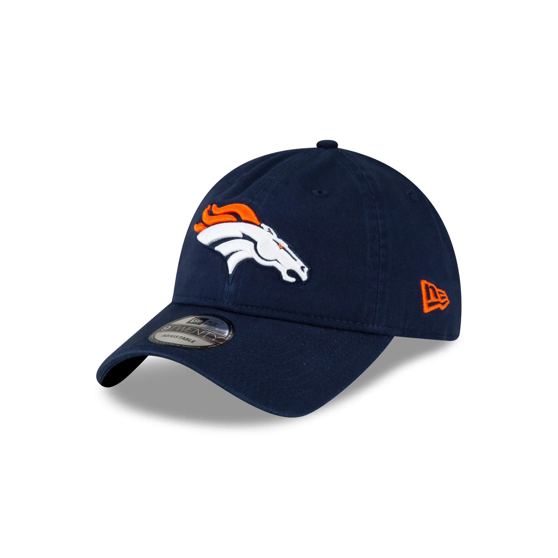 Denver Broncos Core Classic 2.0 Navy 9TWENTY Adjustable Hat sold by New Era