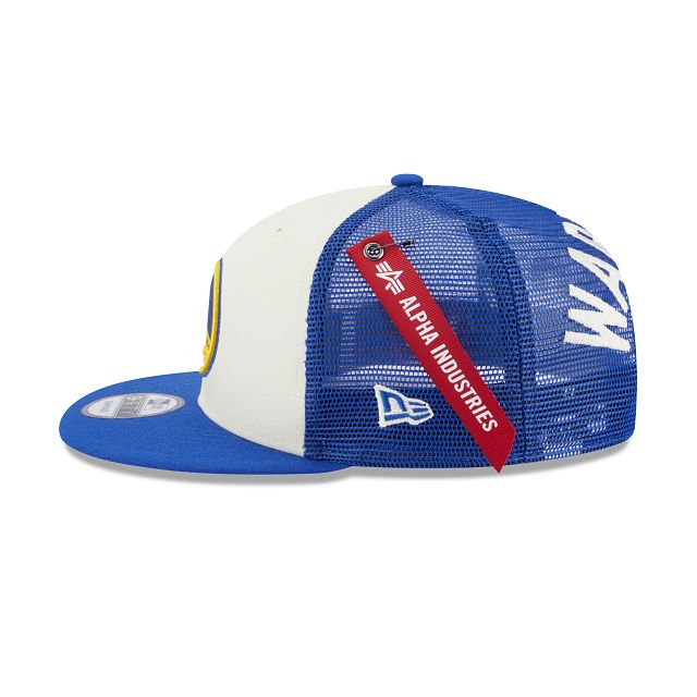 Alpha Industries X Golden State Warriors 9FIFTY Snapback Hat sold by New Era product image thumbnail 4