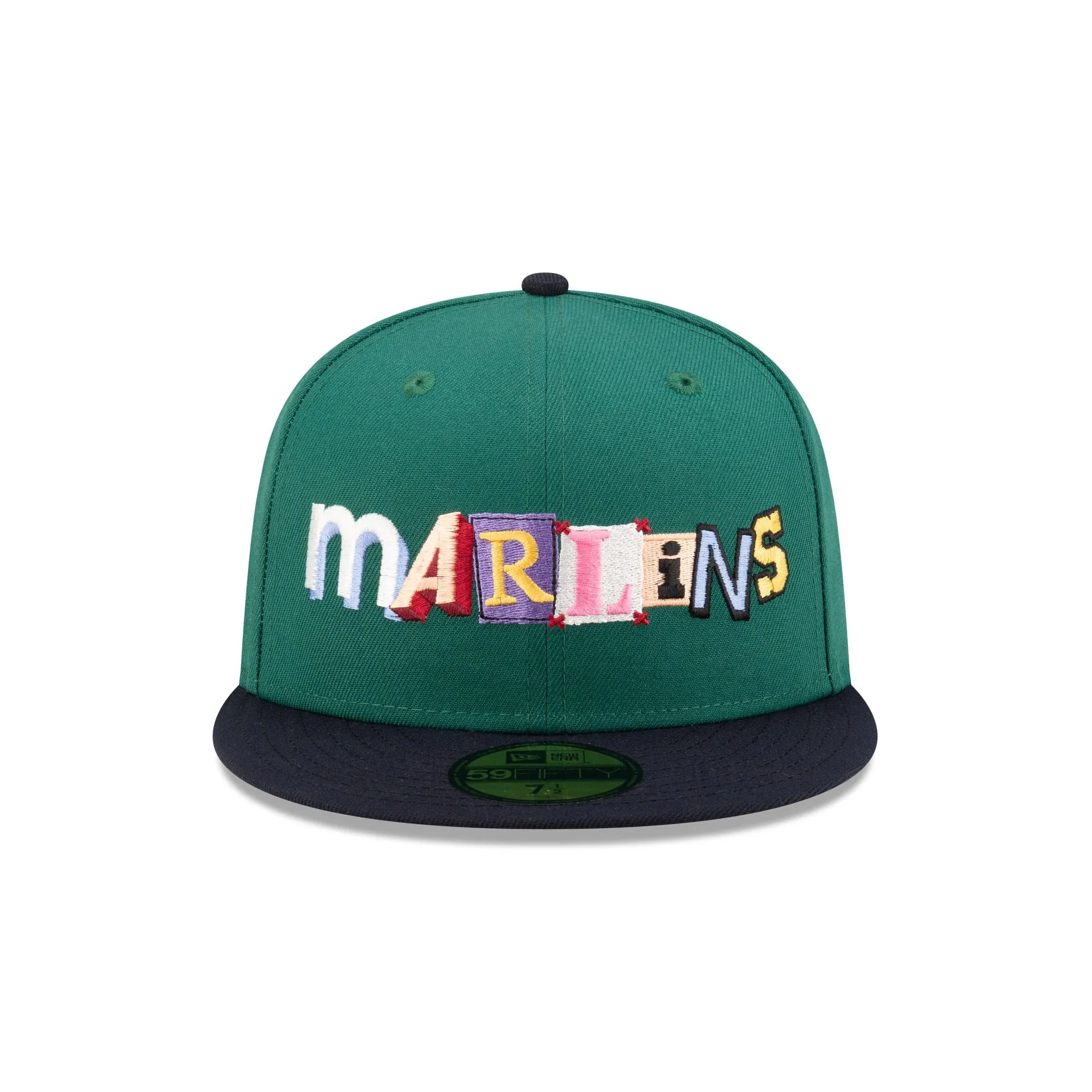 Just Caps Note Pack Miami Marlins 59FIFTY Fitted Hat sold by New Era product image thumbnail 2