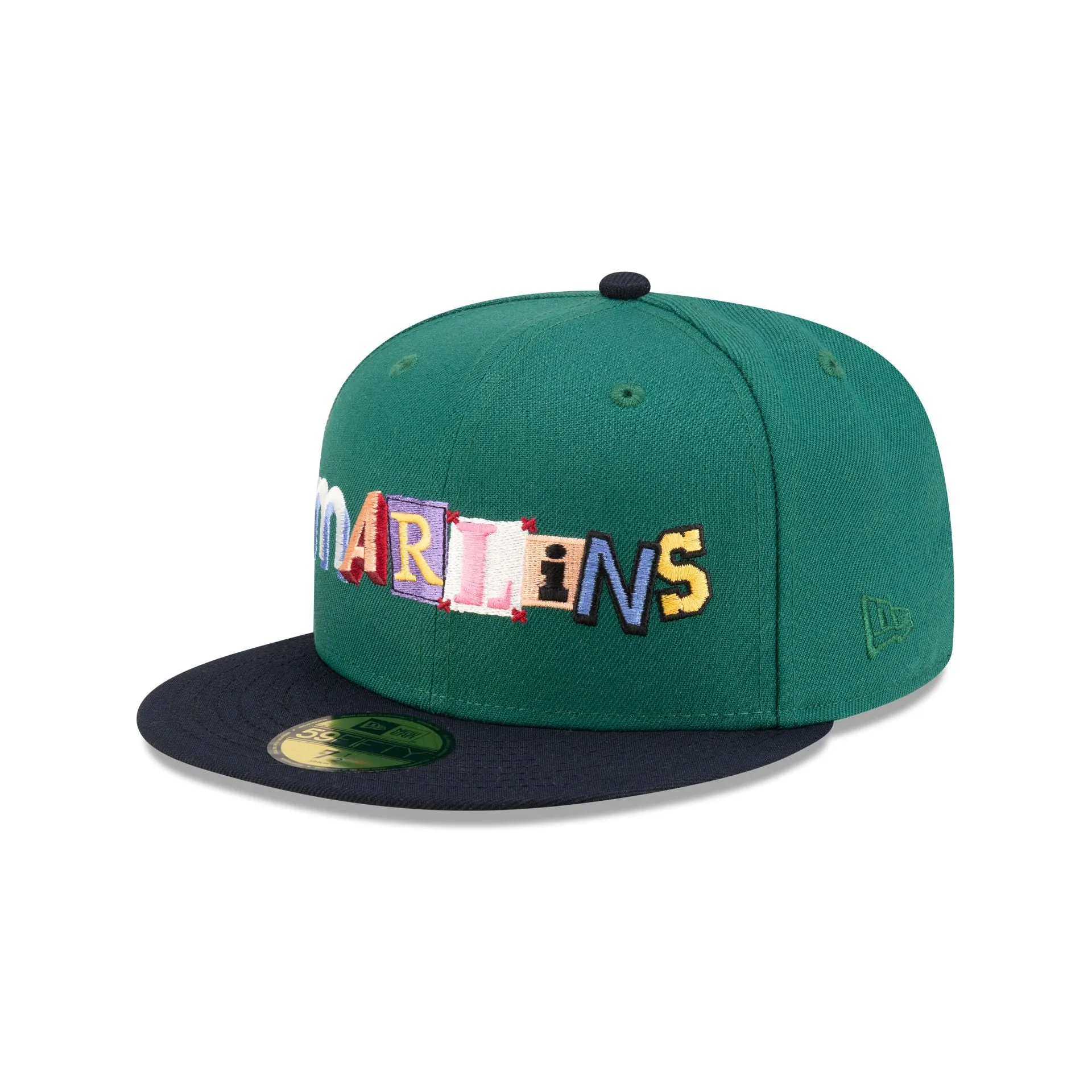 Just Caps Note Pack Miami Marlins 59FIFTY Fitted Hat sold by New Era product image thumbnail 3