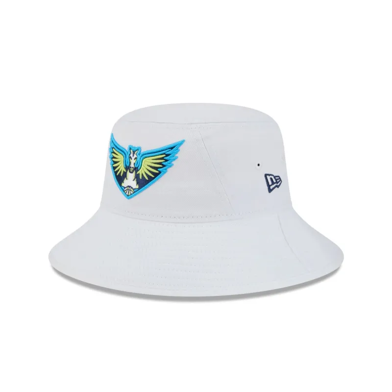 Dallas Wings Optic White Bucket Hat sold by New Era