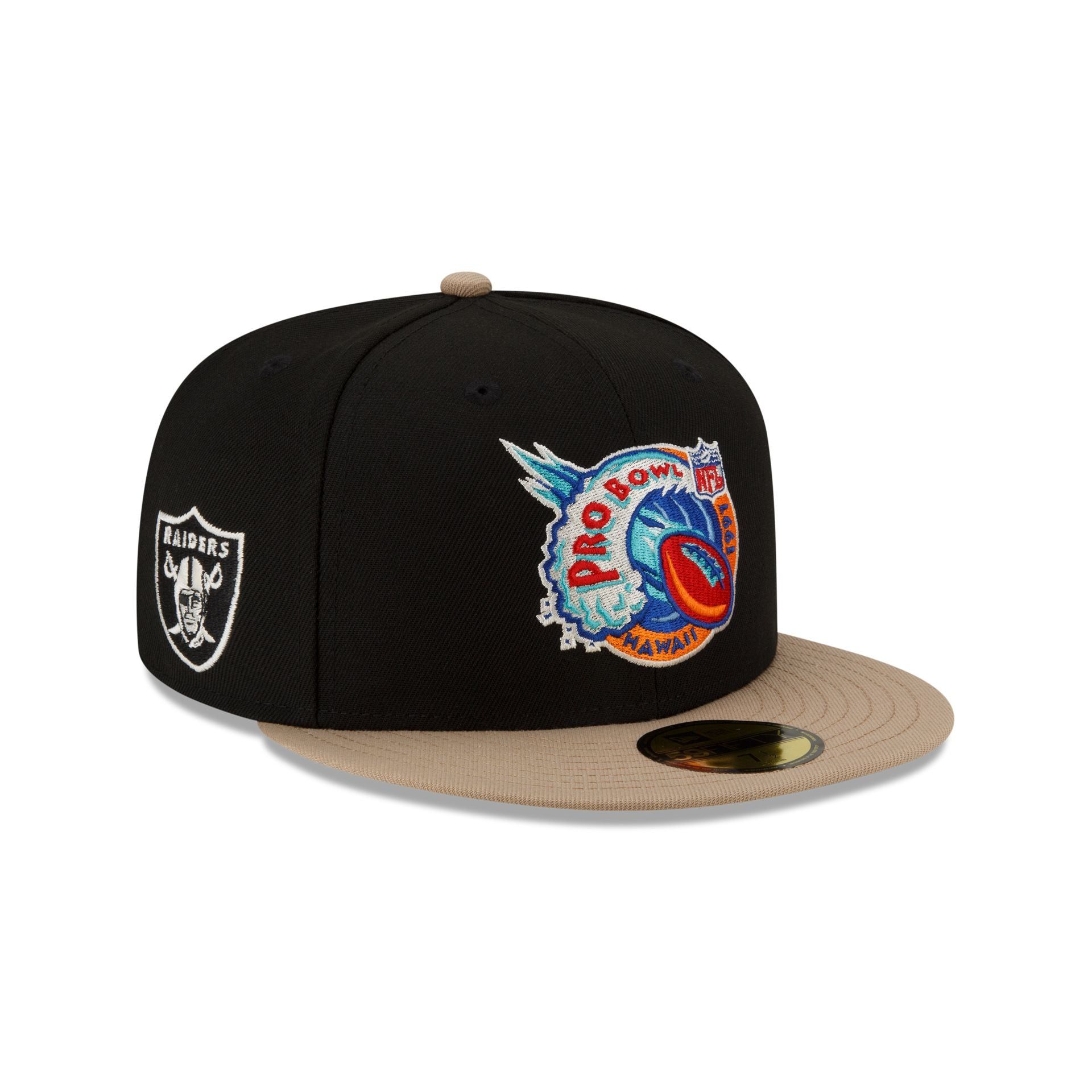 Just Caps Camel Visor Las Vegas Raiders 59FIFTY Fitted Hat sold by New Era