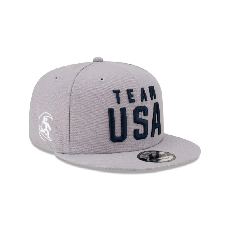 Team USA Surfing Gray 9FIFTY Snapback Hat sold by New Era
