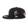 Warner Brothers Shield Pack Navy 59FIFTY Fitted Hat sold by New Era
