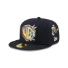 Warner Brothers Shield Pack Navy 59FIFTY Fitted Hat sold by New Era