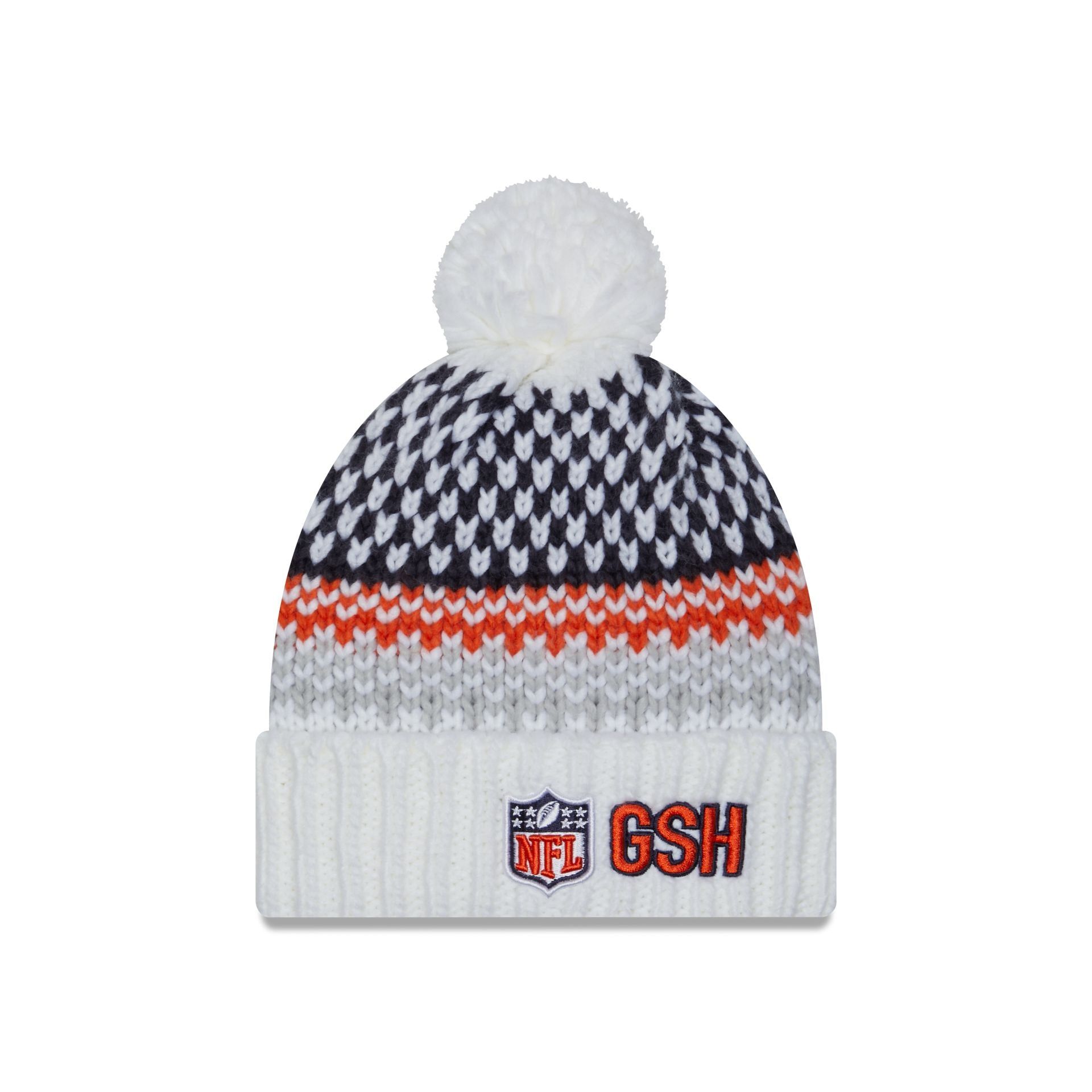 Chicago Bears 2023 Cold Weather Women's Pom Knit Hat sold by New Era product image thumbnail 2