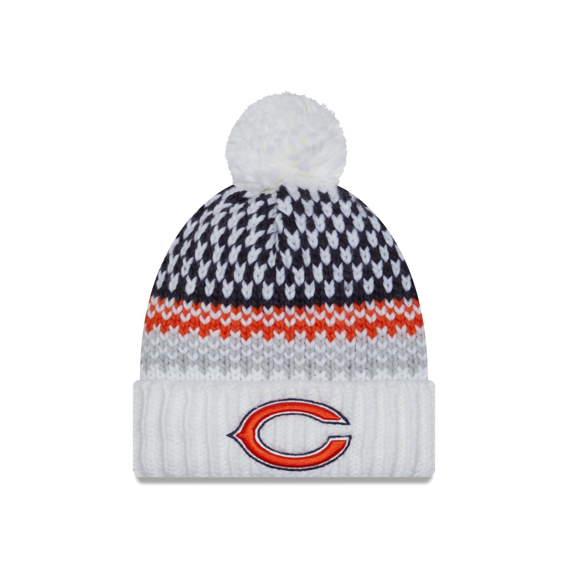 Chicago Bears 2023 Cold Weather Women's Pom Knit Hat sold by New Era