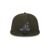 Atlanta Braves Rifle Green Retro Crown 9FIFTY Adjustable Hat sold by New Era