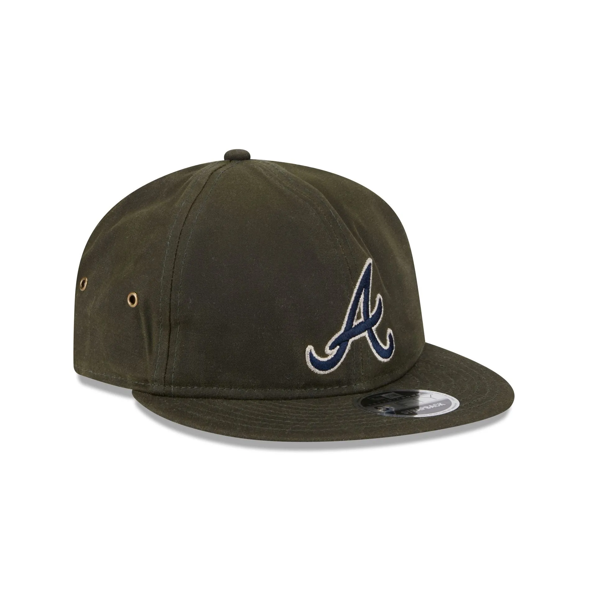 Atlanta Braves Rifle Green Retro Crown 9FIFTY Adjustable Hat sold by New Era product image thumbnail 3