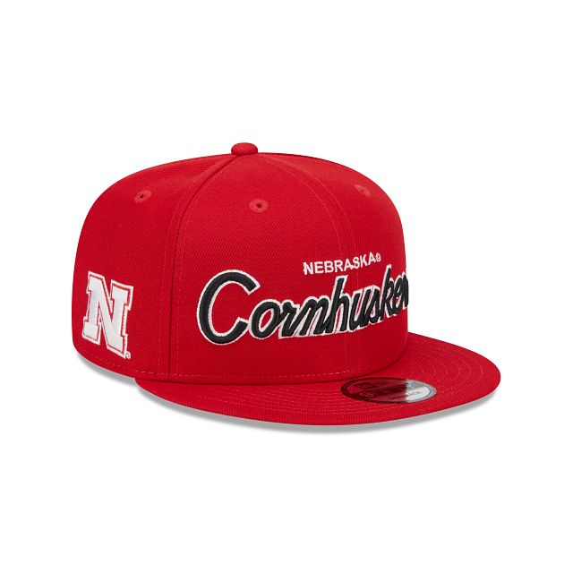 Nebraska Cornhuskers Script 9FIFTY Snapback Hat sold by New Era