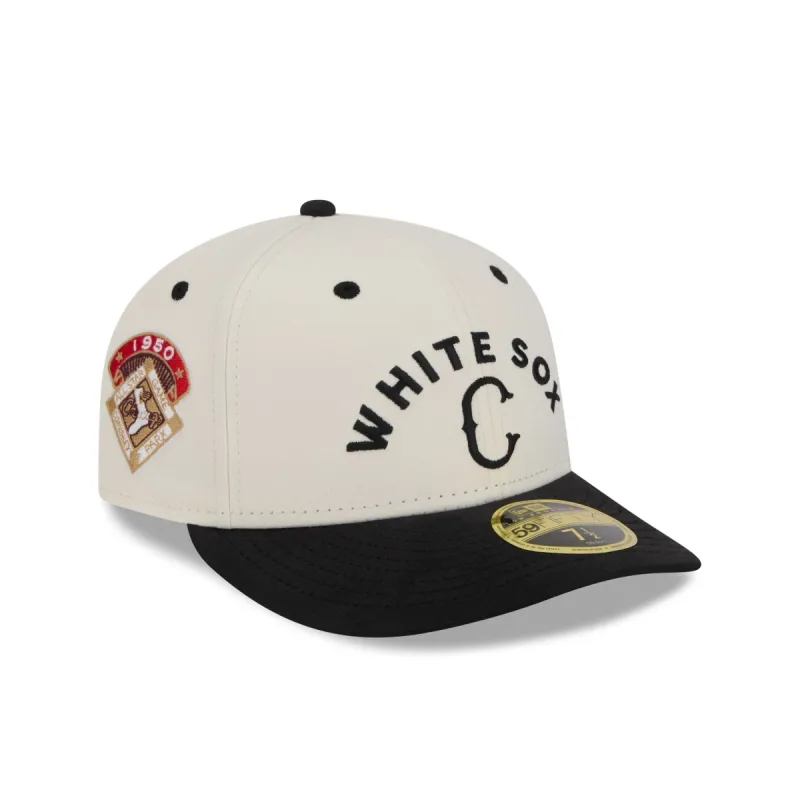 Chicago White Sox Vintage Stack Low Profile 59FIFTY Fitted Hat sold by New Era