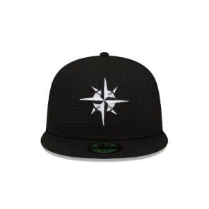 Seattle Mariners 2023 Batting Practice Black 59FIFTY Fitted Hat sold by New Era