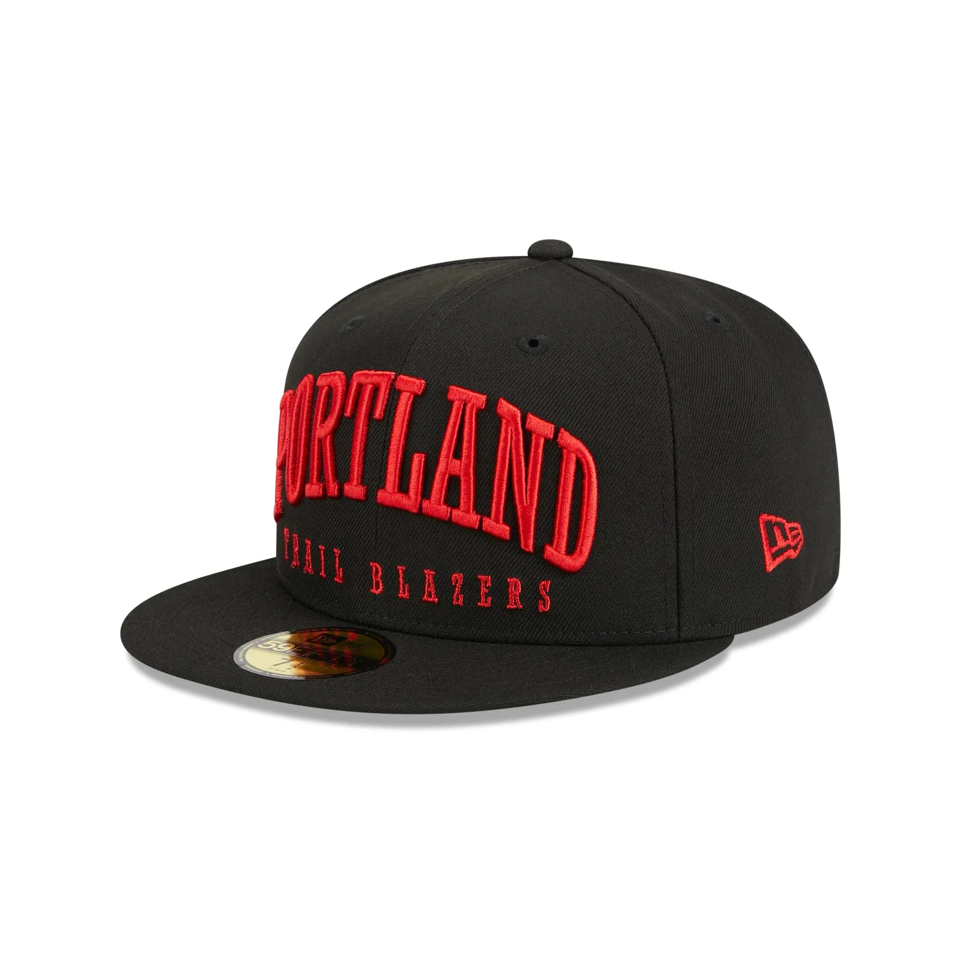 Portland Trail Blazers Sport Night Wordmark 59FIFTY Fitted Hat sold by New Era product image thumbnail 3
