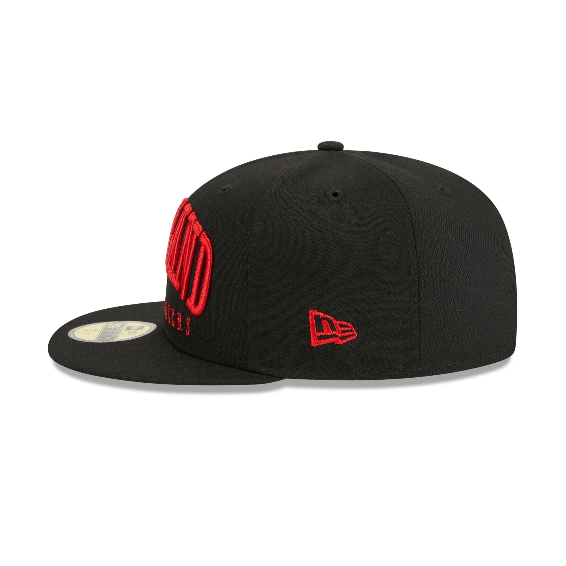 Portland Trail Blazers Sport Night Wordmark 59FIFTY Fitted Hat sold by New Era product image thumbnail 5