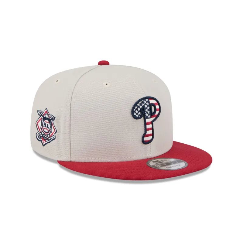Philadelphia Phillies Independence Day 2024 9FIFTY Snapback Hat sold by New Era