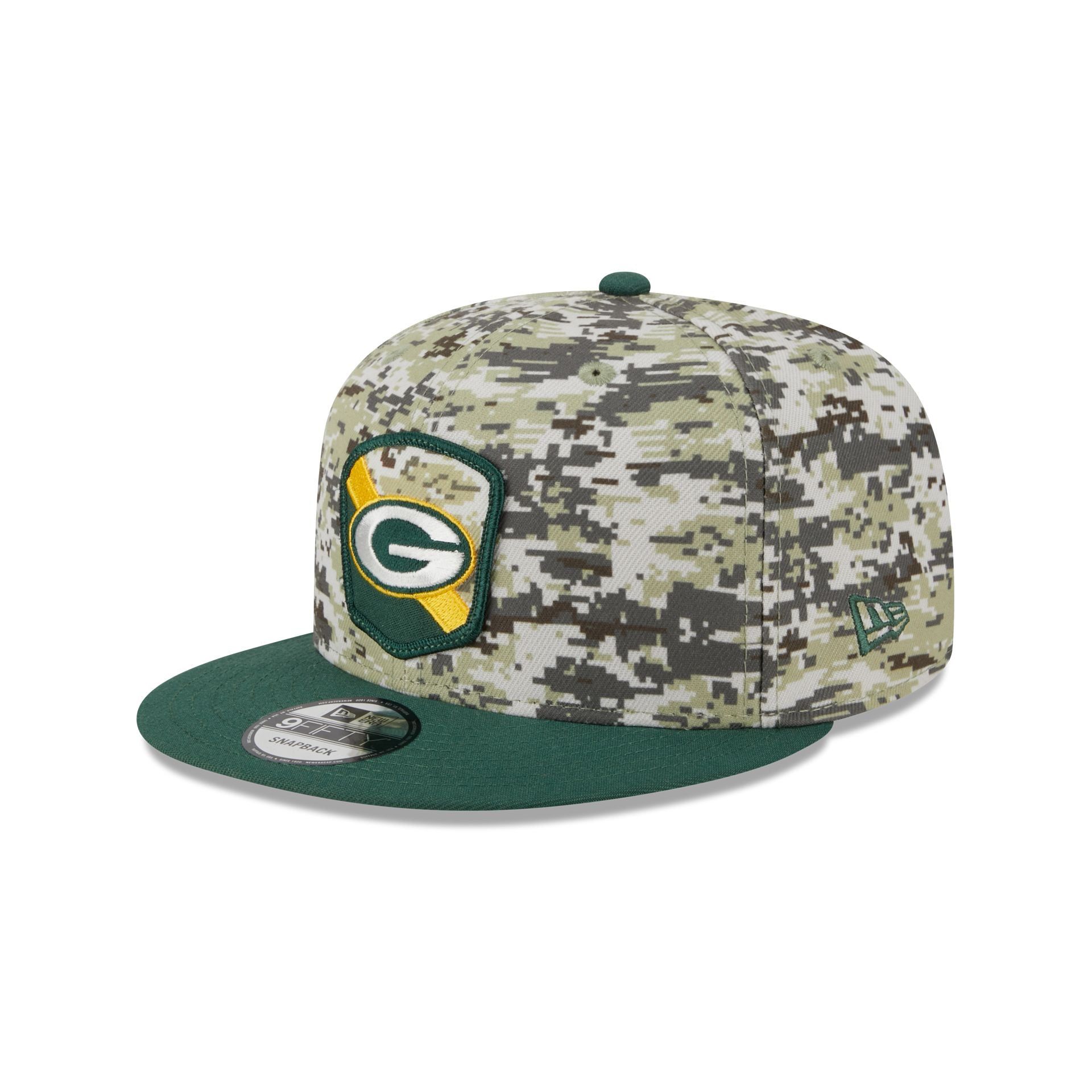 Green Bay Packers 2023 Salute to Service Camo 9FIFTY Snapback Hat sold by New Era product image thumbnail 3