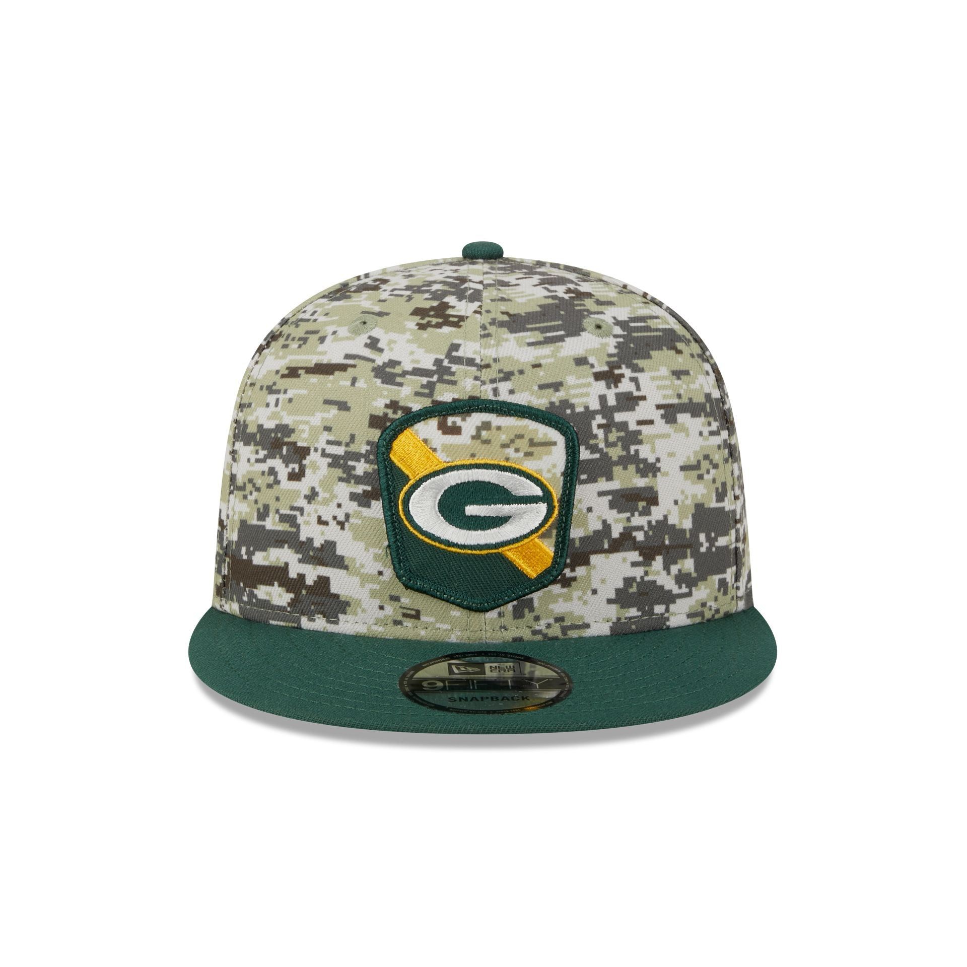 Green Bay Packers 2023 Salute to Service Camo 9FIFTY Snapback Hat sold by New Era product image thumbnail 2