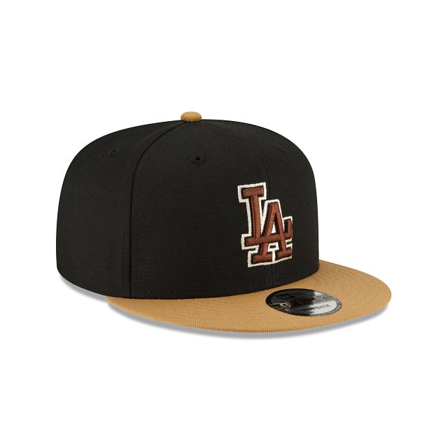 Los Angeles Dodgers Jet Black 9FIFTY Snapback Hat sold by New Era product image thumbnail 3