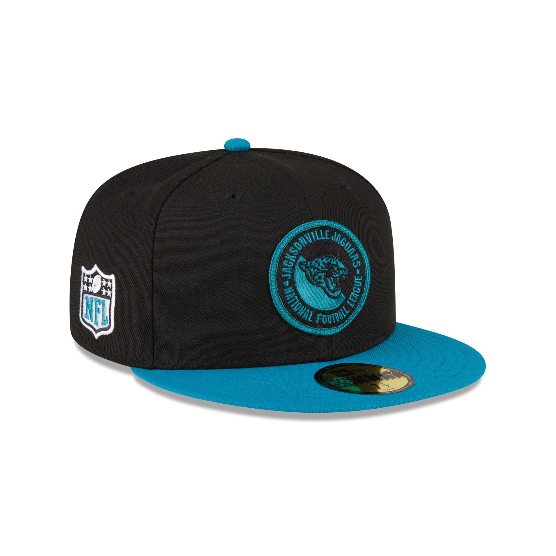 Jacksonville Jaguars 2023 Sideline Team Patch 59FIFTY Fitted Hat sold by New Era