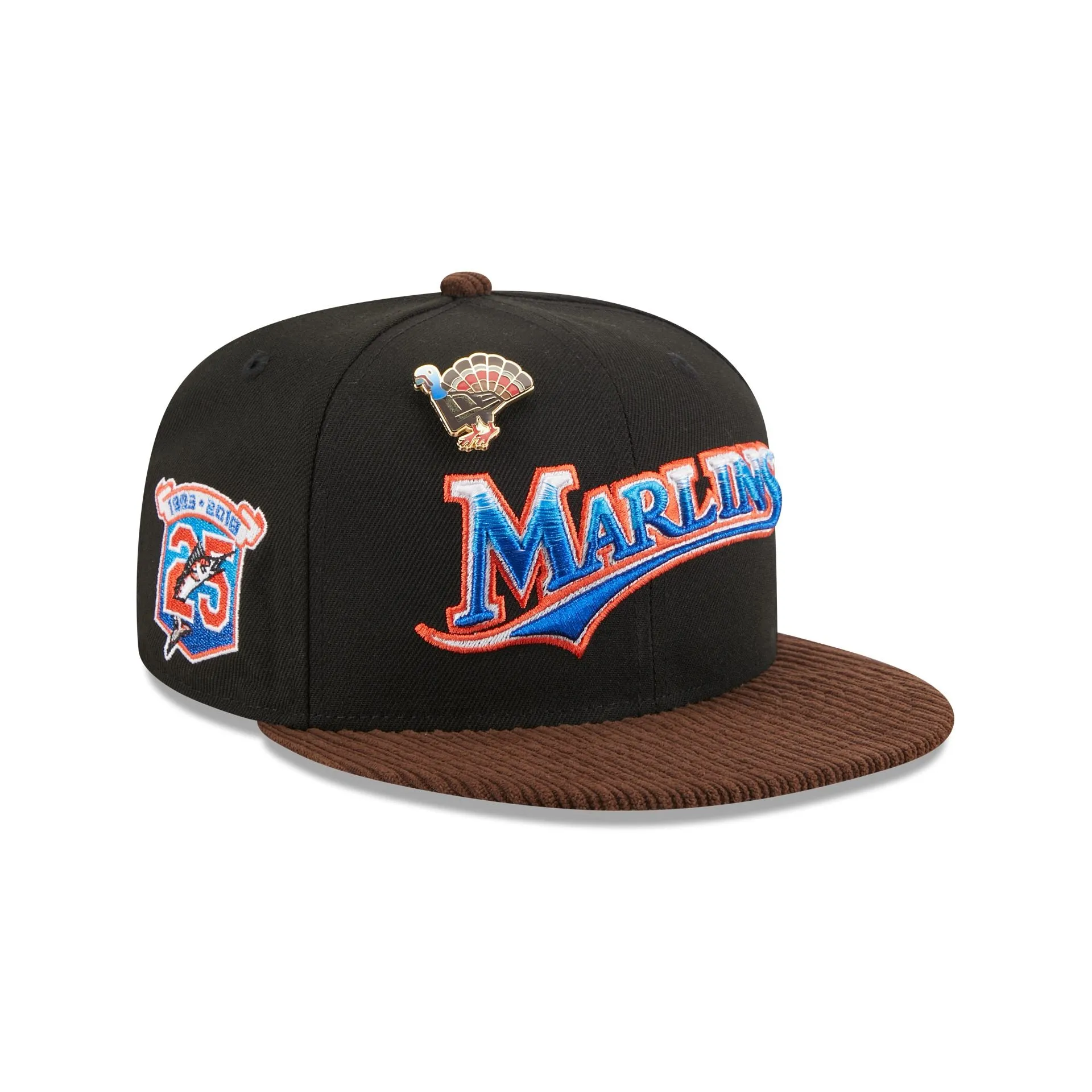 Miami Marlins Feathered Cord 59FIFTY Fitted Hat sold by New Era