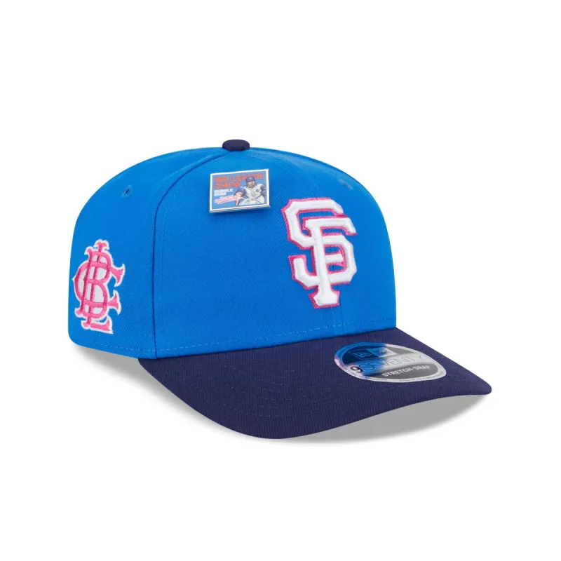 Big League Chew X San Francisco Giants Curveball Cotton Candy 9SEVENTY Stretch-Snap Hat sold by New Era