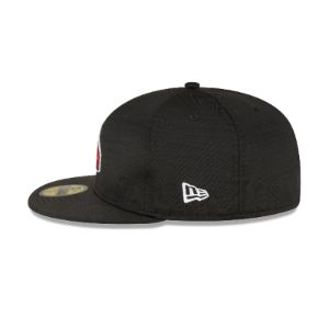 Los Angeles Angels 2023 Clubhouse Black 59FIFTY Fitted Hat sold by New Era