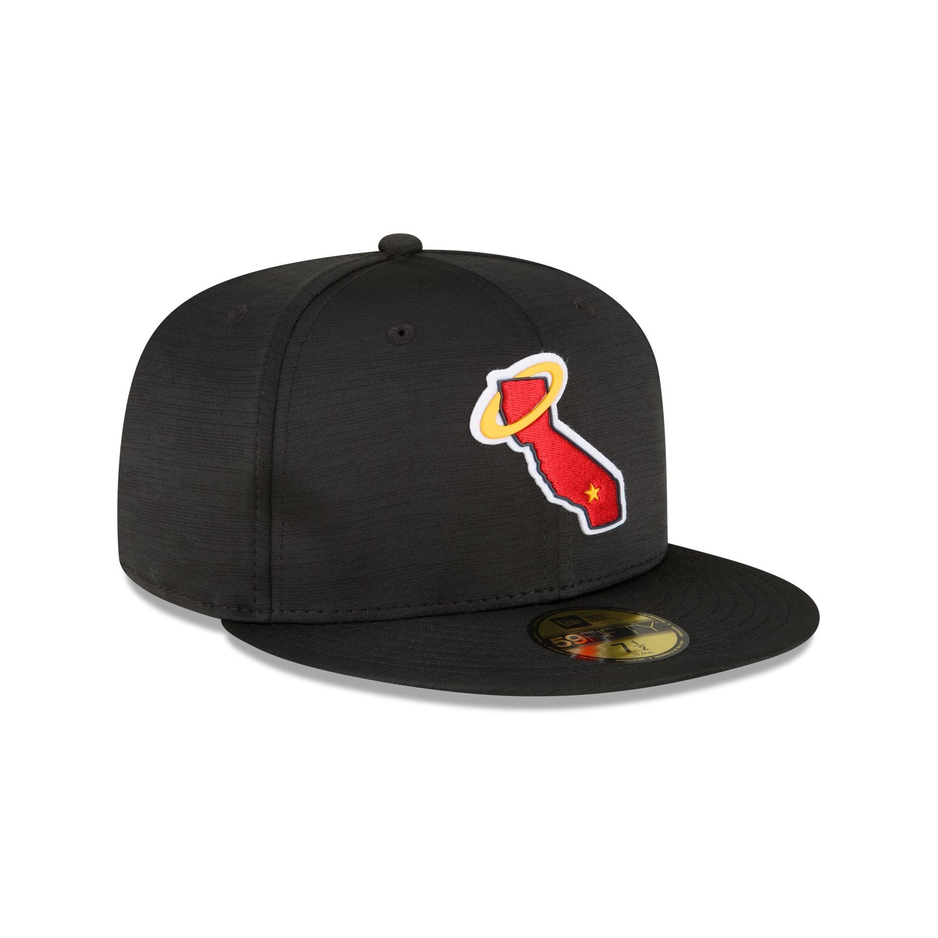 Los Angeles Angels 2023 Clubhouse Black 59FIFTY Fitted Hat sold by New Era product image thumbnail 3