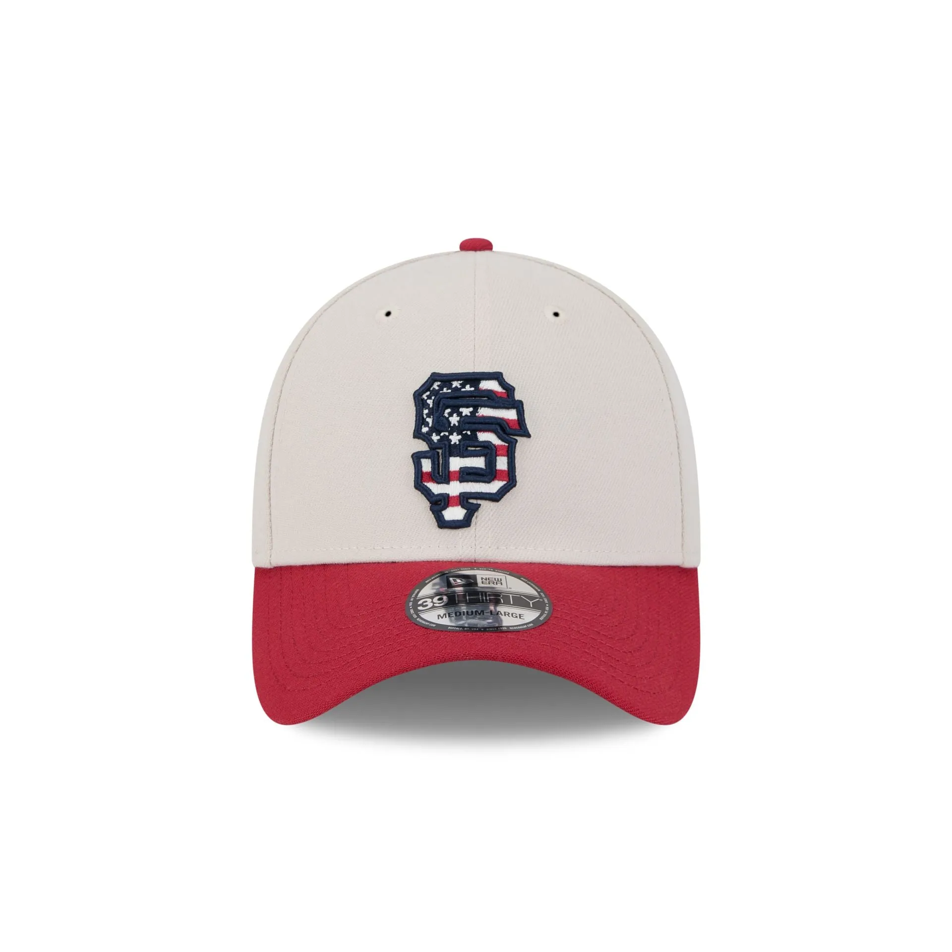 San Francisco Giants Independence Day 2024 39THIRTY Stretch Fit Hat sold by New Era product image thumbnail 2