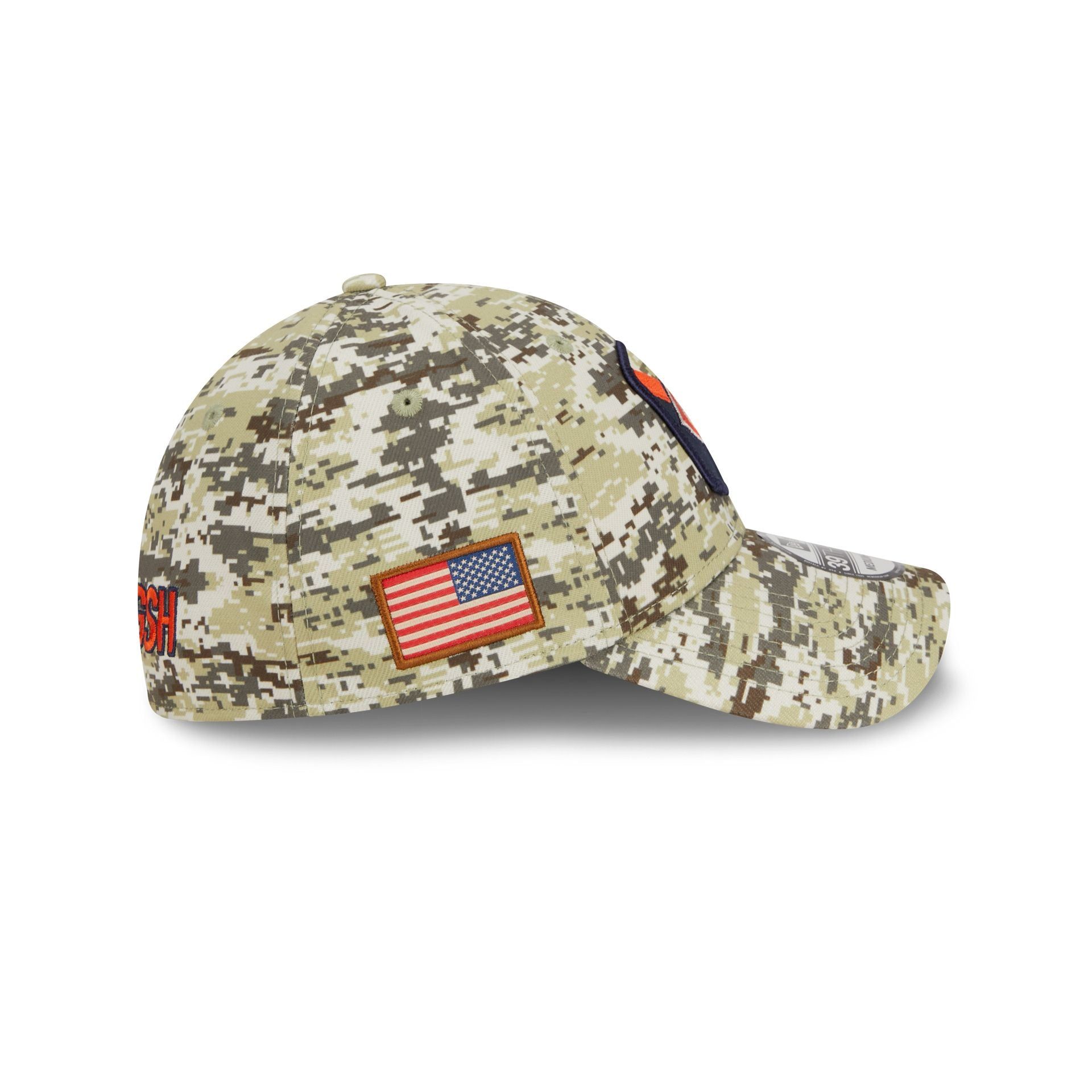Chicago Bears 2023 Salute to Service Camo 39THIRTY Stretch Fit Hat sold by New Era product image thumbnail 4