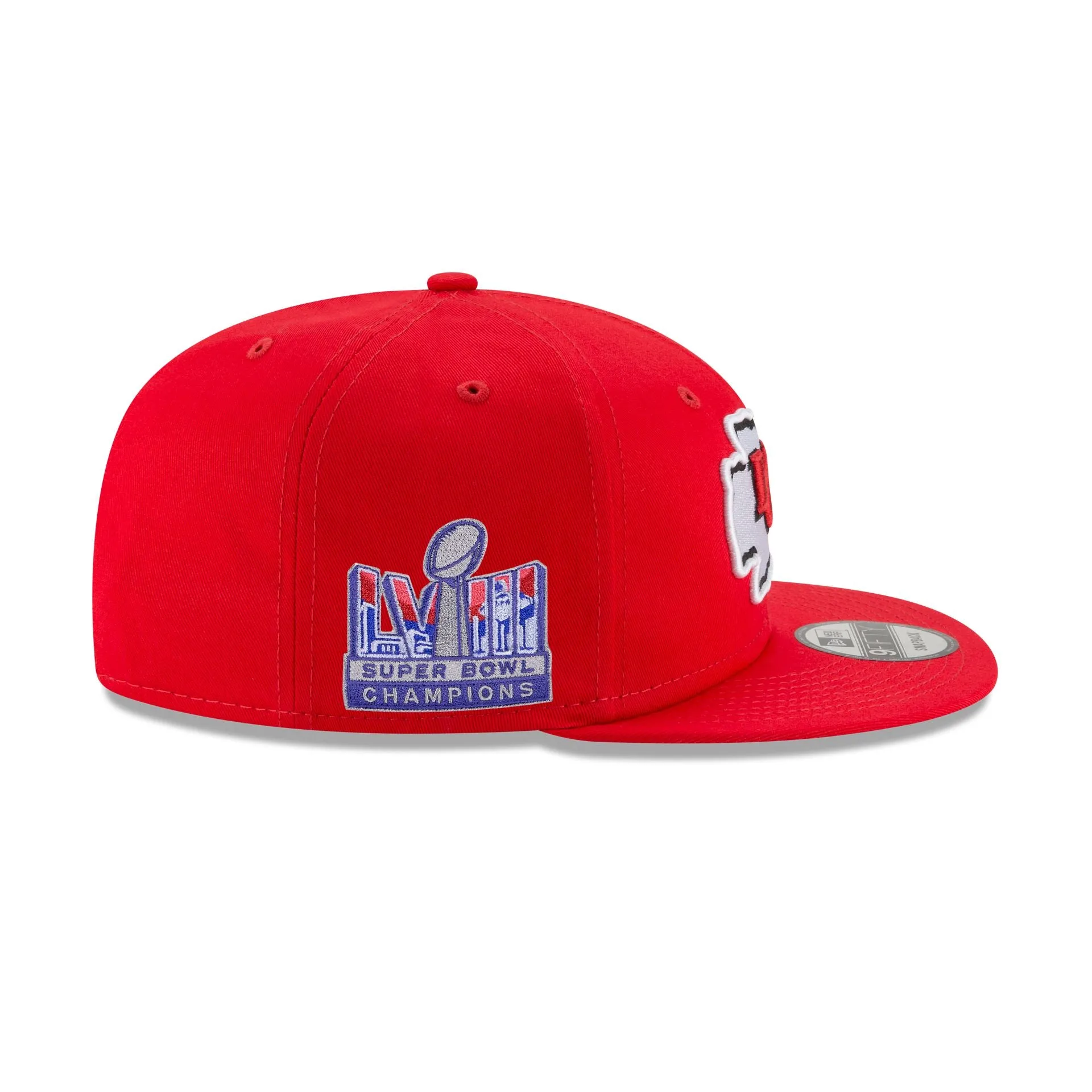 Kansas City Chiefs Super Bowl LVIII Champions Side Patch 9FIFTY Snapback Hat sold by New Era product image thumbnail 4