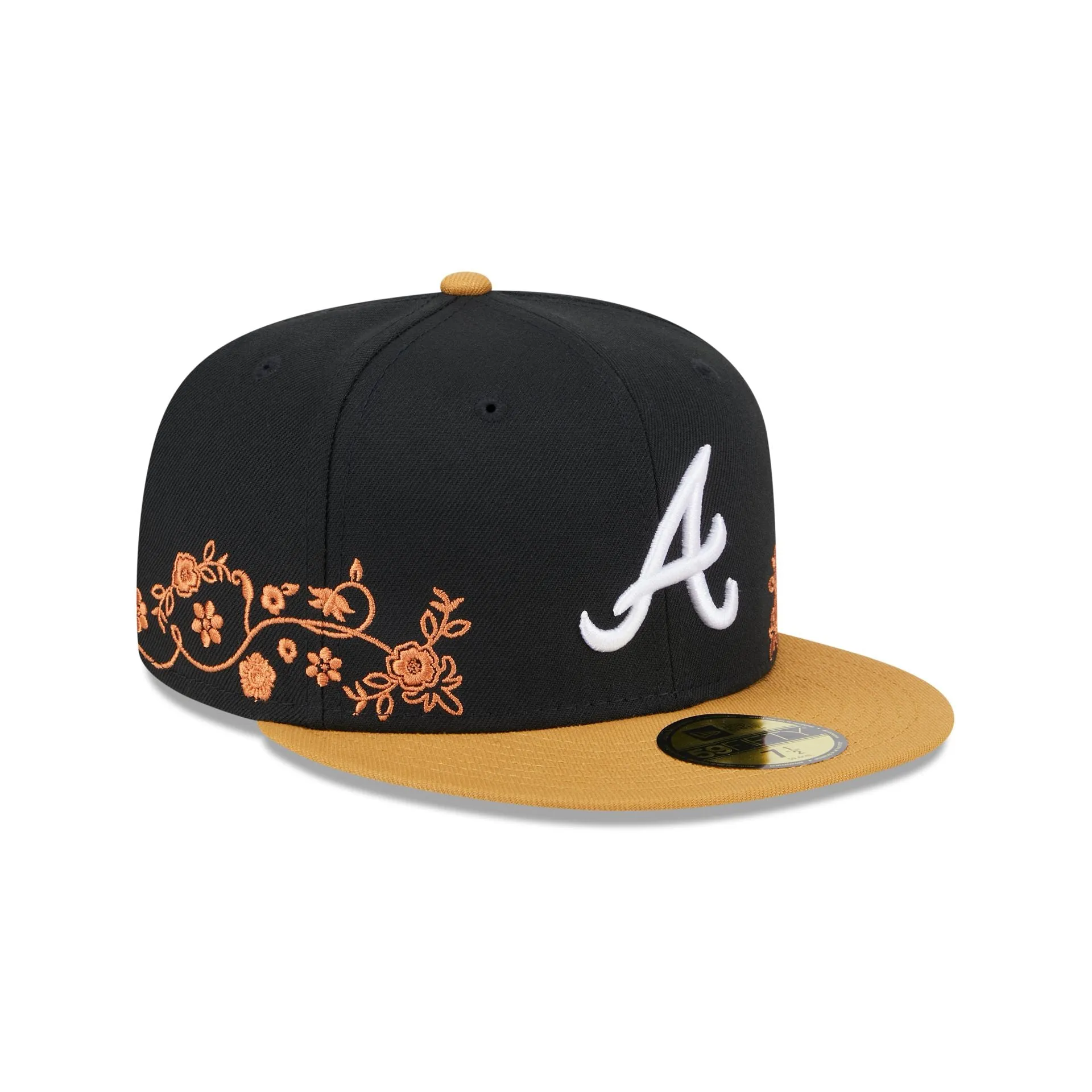 Atlanta Braves Floral Vine 59FIFTY Fitted Hat sold by New Era product image thumbnail 3