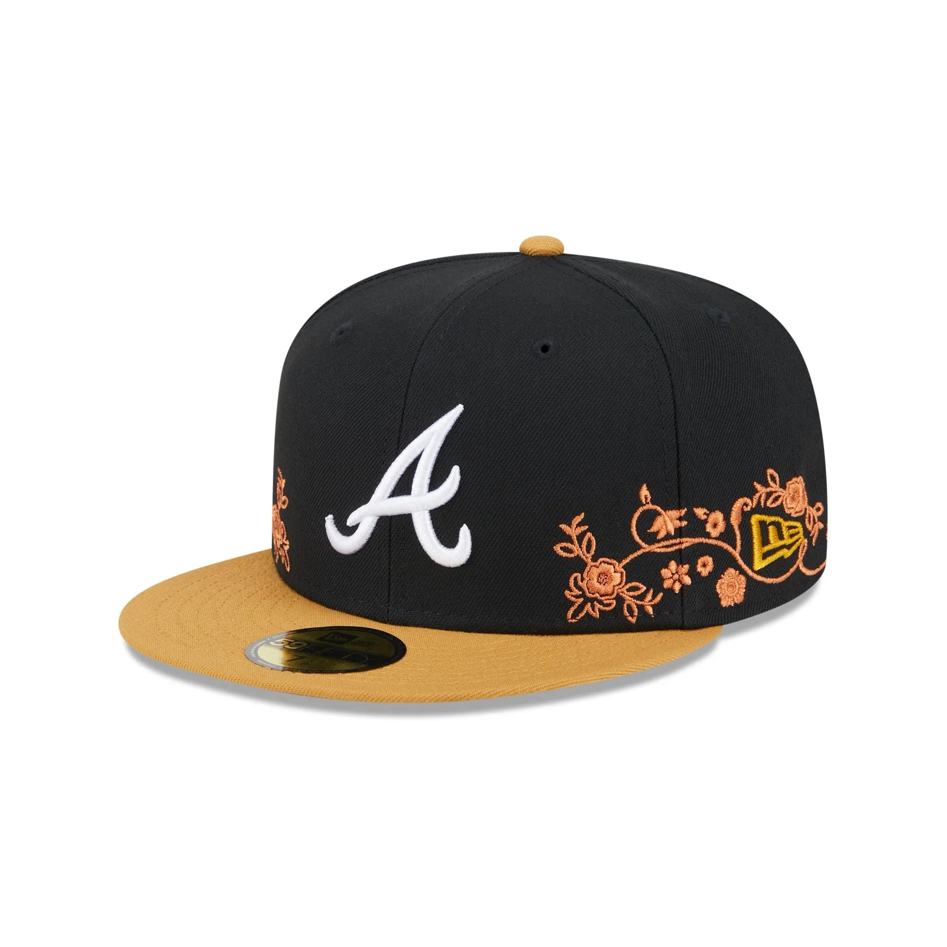 Atlanta Braves Floral Vine 59FIFTY Fitted Hat sold by New Era