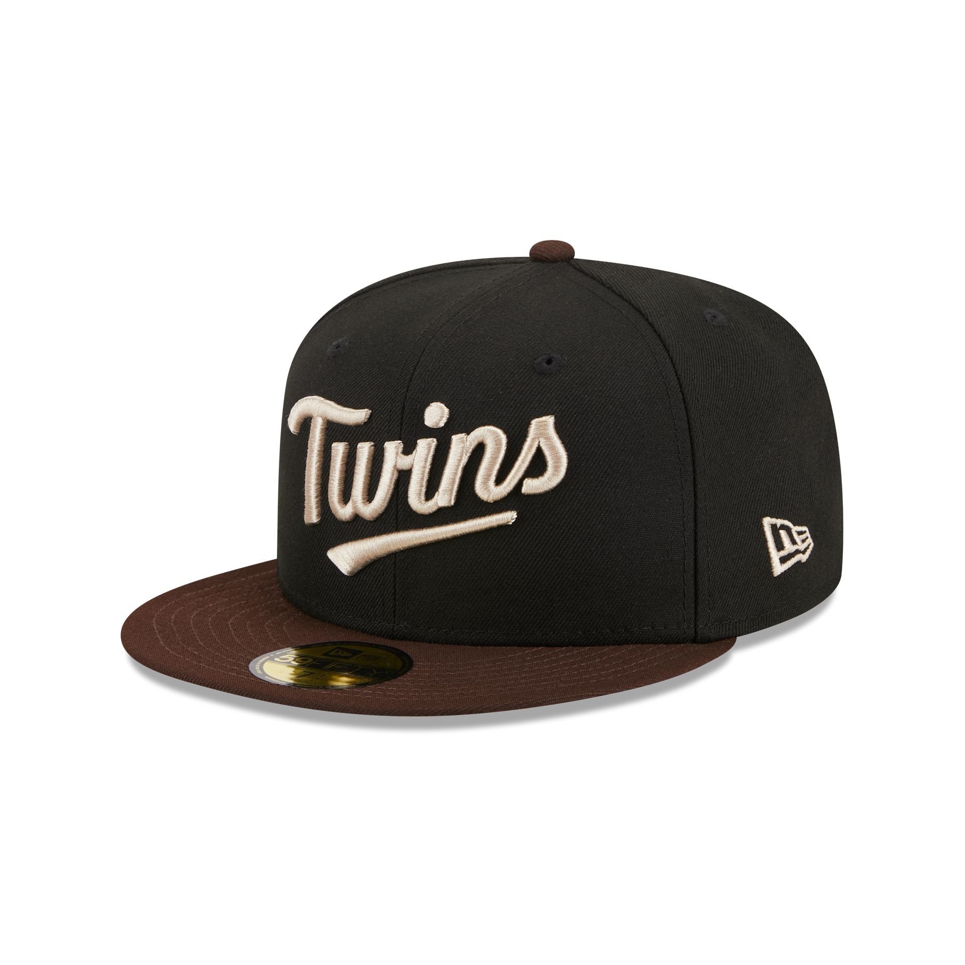 Minnesota Twins Chocolate Visor 59FIFTY Fitted Hat sold by New Era