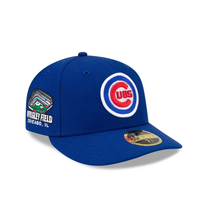 Just Caps Stadium Patch Chicago Cubs Low Profile 59FIFTY Fitted Hat sold by New Era