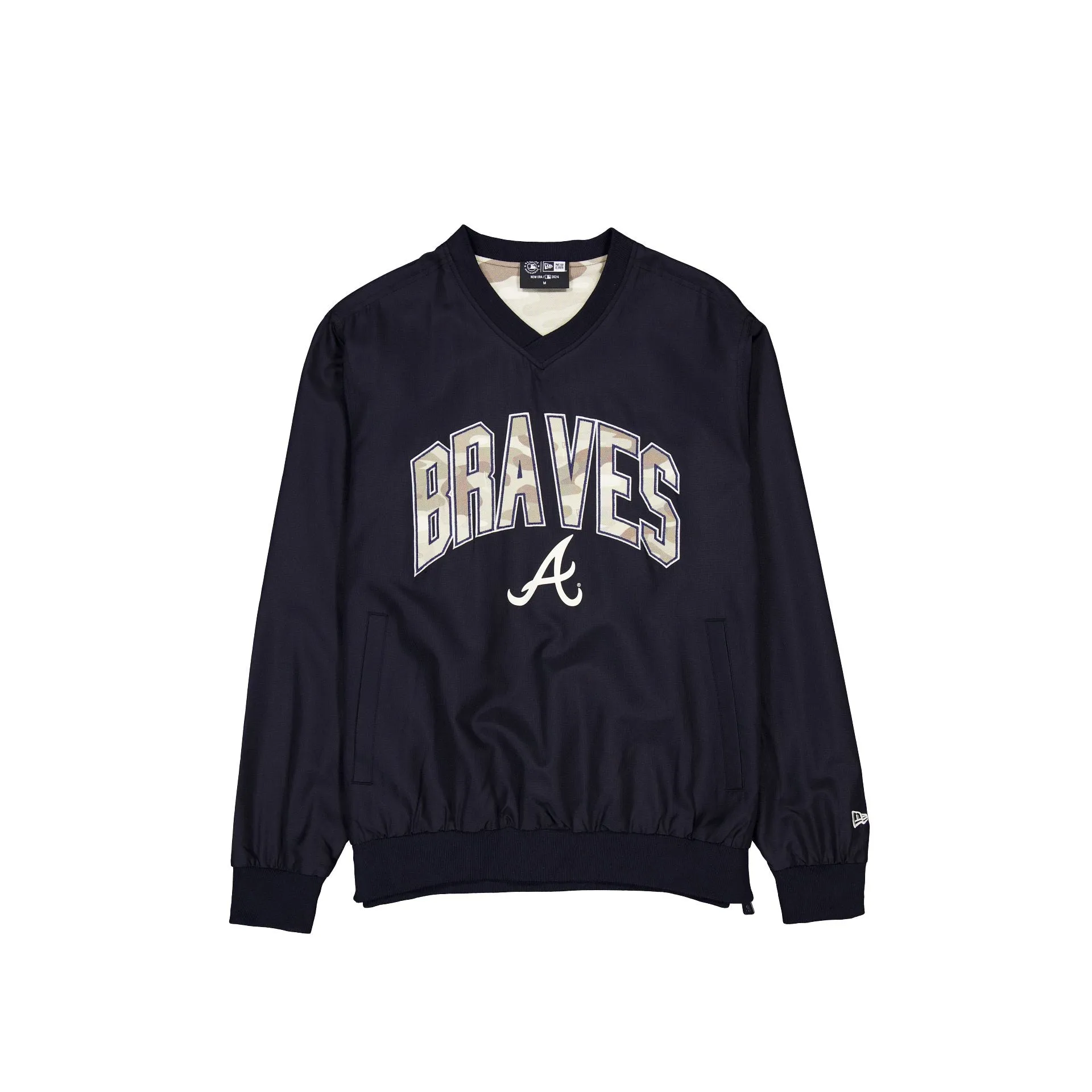 Atlanta Braves Fairway Camo Windbreaker sold by New Era