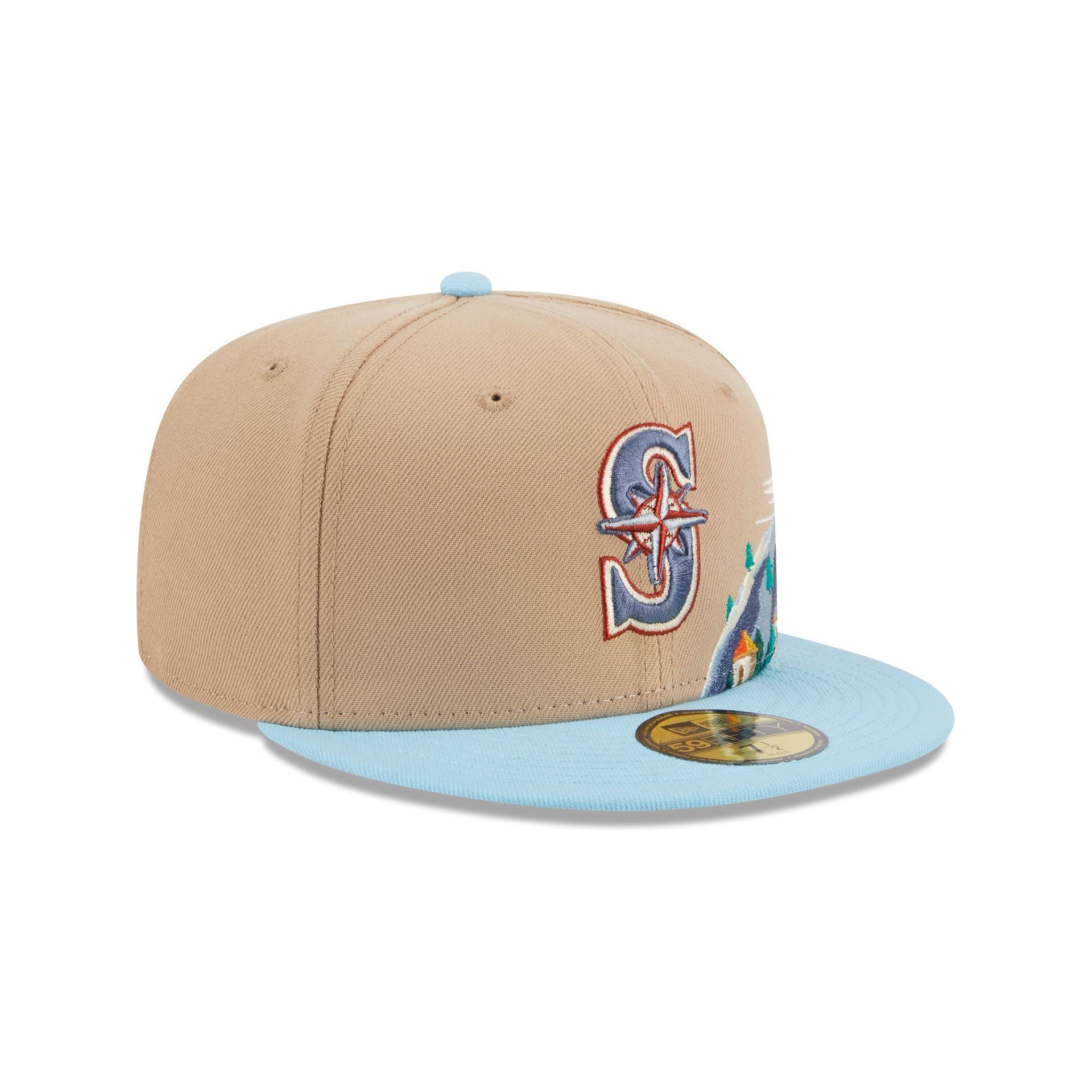 Seattle Mariners Snowcapped 59FIFTY Fitted Hat sold by New Era product image thumbnail 3