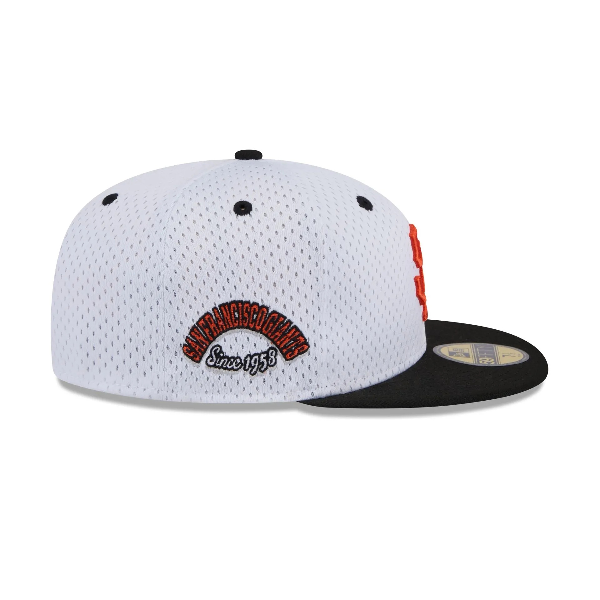 San Francisco Giants Throwback Mesh 59FIFTY Fitted Hat sold by New Era product image thumbnail 4