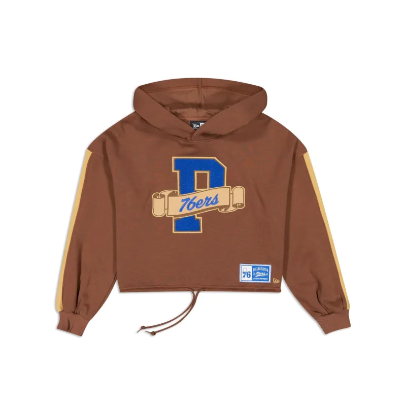 Philadelphia 76ers Letterman Classic Women's Hoodie sold by New Era