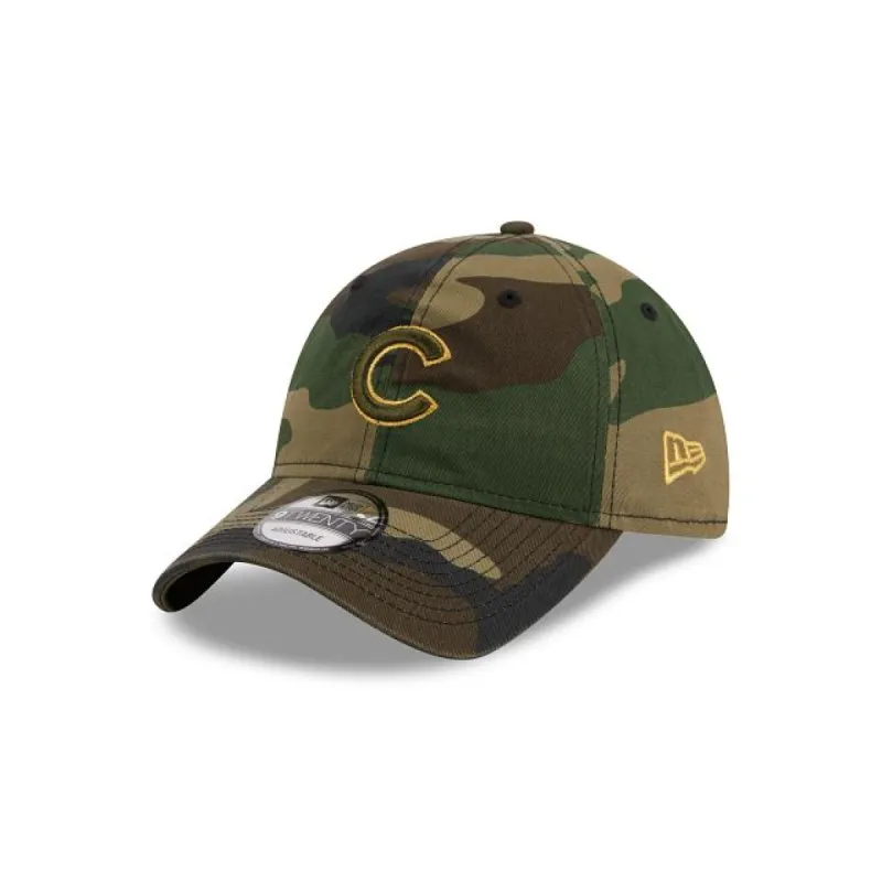 Chicago Cubs Camo 9TWENTY Adjustable Hat sold by New Era
