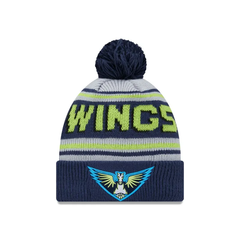 Dallas Wings 2024 Team Pom Knit Hat sold by New Era