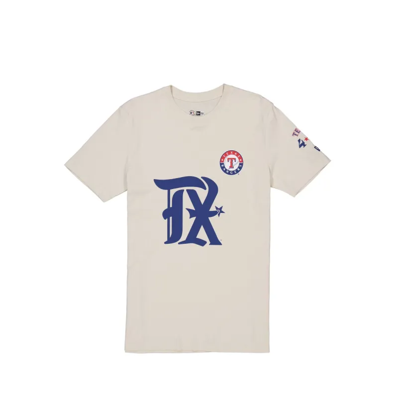 Texas Rangers City Connect White T-Shirt sold by New Era