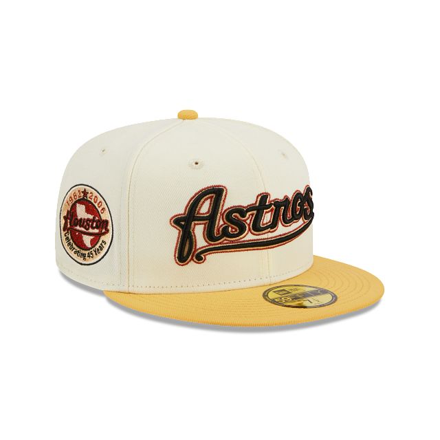 Houston Astros Cooperstown Chrome 59FIFTY Fitted Hat sold by New Era